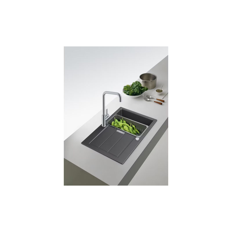 Кухонная мойка из искусственного камня Franke S2D 611-78 143.0618.368 оникс