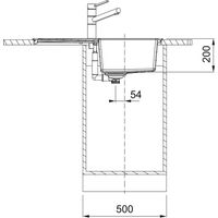 Кухонная мойка из искусственного камня Franke S2D 611-78 143.0618.368 оникс — 5