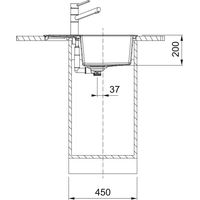 Кухонная мойка из искусственного камня Franke S2D 611-62/435 143.0628.361 белый — 3