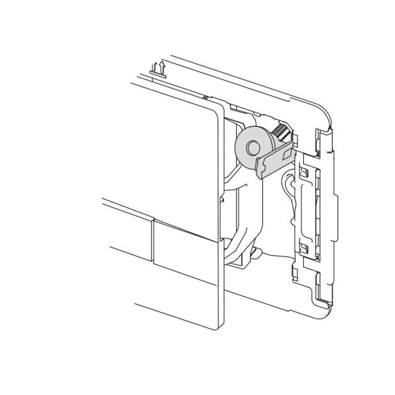Кнопка смыва OLI Narrow 148302 хром матовый OliPure / Fresh