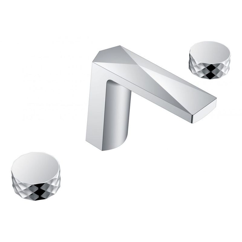 Смеситель для раковины BOHEME Venturo 150-CR-DIAMOND на 3отв. ручка DIAMOND хром