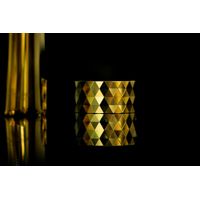 Смеситель для раковины BOHEME Venturo 150-G-DIAMOND на 3отв. ручка DIAMOND золото — 2