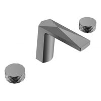Смеситель для раковины BOHEME Venturo 150-GM-DIAMOND на 3отв. ручка DIAMOND Gun Metall — 1