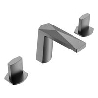 Смеситель для раковины BOHEME Venturo 150-GM-ICE на 3отв. ручка ICE Gun Metall — 1