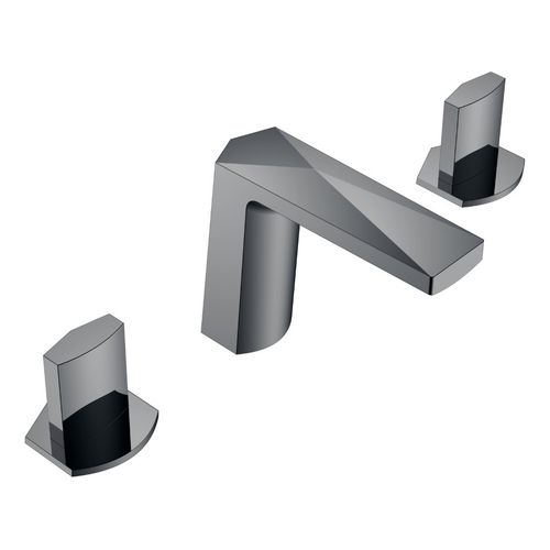 Смеситель для раковины BOHEME Venturo 150-SGM-ICE на 3отв. ручка ICE Shine Gun Metall