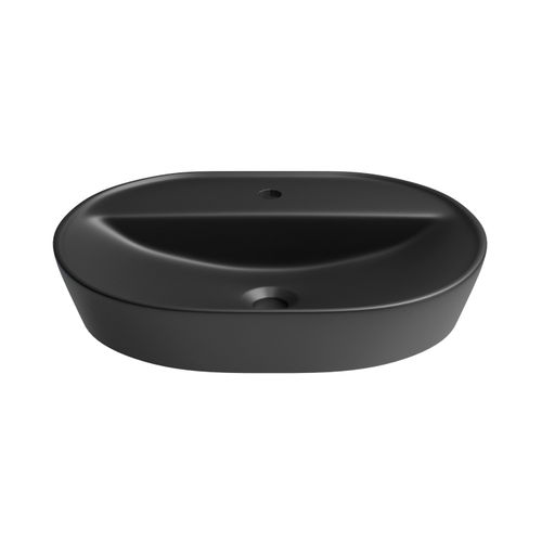 Раковина Wellsee Câlin 150202000 60×45 см (матовый черный)