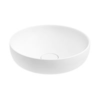 Раковина Wellsee Chalice Perfection 150603000 42×42 см керамическим клапаном (матовый белый) — 1