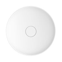 Раковина Wellsee Chalice Perfection 150603000 42×42 см керамическим клапаном (матовый белый) — 3