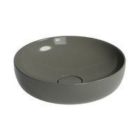 Раковина Wellsee Chalice Perfection 150604000 42×42 см керамическим клапаном (антрацит) — 1