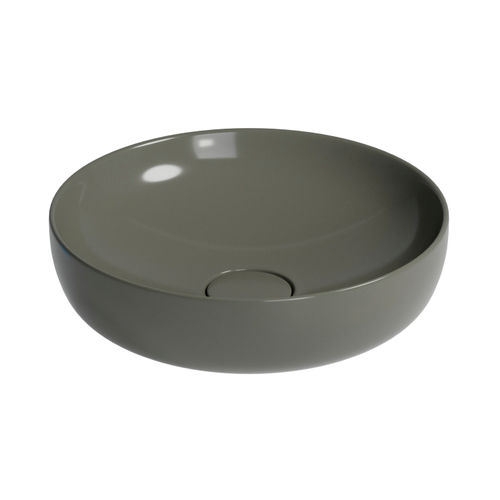 Раковина Wellsee Chalice Perfection 150604000 42×42 см керамическим клапаном (антрацит)