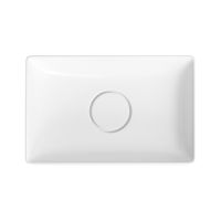 Раковина Wellsee Pure BY Wellsee 150701000 42×27 см керамическим клапаном (глянцевый белый) — 3