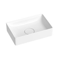 Раковина Wellsee Pure BY Wellsee 150701000 42×27 см керамическим клапаном (глянцевый белый) — 2