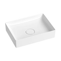 Раковина Wellsee Pure BY Wellsee 150702000 50×36 см керамическим клапаном (глянцевый белый) — 2