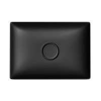 Раковина Wellsee Pure BY Wellsee 150703000 50×36 см керамическим клапаном (матовый черный) — 3