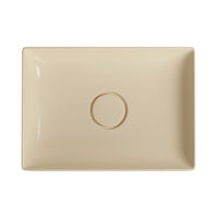 Раковина Wellsee Pure BY Wellsee 150707000 50×36 см керамическим клапаном (кашемир) — 2