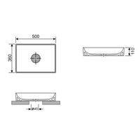 Раковина Wellsee Pure BY Wellsee 150709000 50×36 см керамическим клапаном (оранжевый) — 4