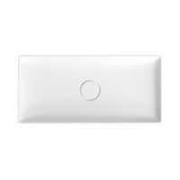 Раковина Wellsee Pure BY Wellsee 150711000 75×36 см керамическим клапаном (глянцевый белый) — 3