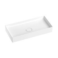 Раковина Wellsee Pure BY Wellsee 150711000 75×36 см керамическим клапаном (глянцевый белый) — 2