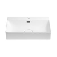 Раковина Wellsee DeSire 151501000 55×45 см с керамическим клапаном (глянцевый белый) — 1