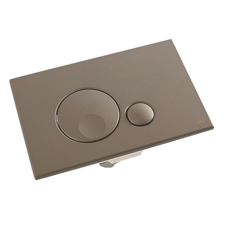 Кнопка смыва OLI Globe 152953 серая soft-touch