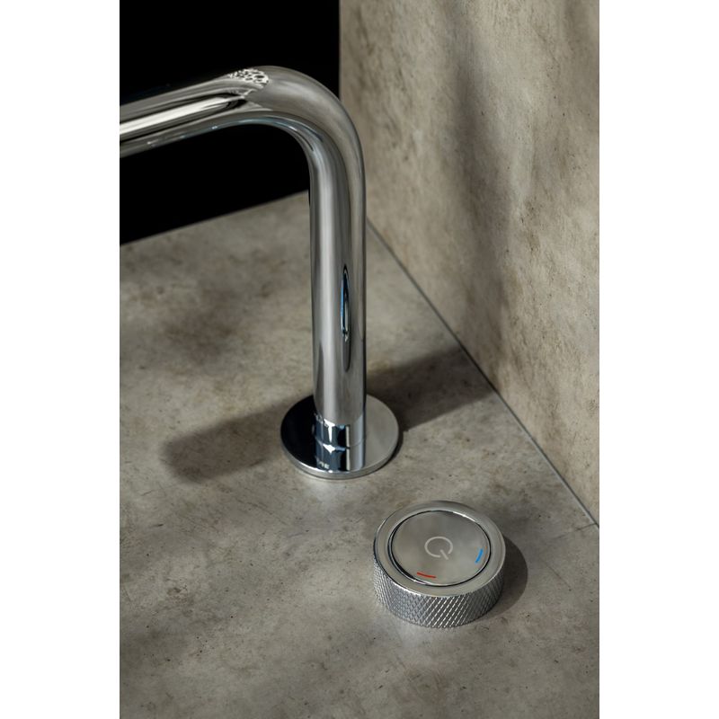 Смеситель для раковины BOHEME TECH 158-CR автоматический на 2 отв. хром