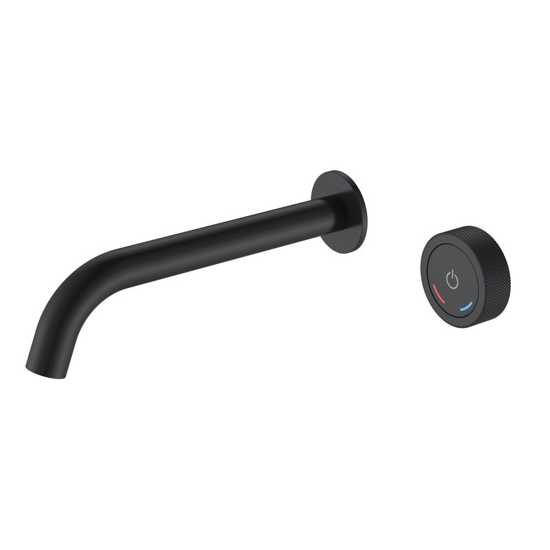 Смеситель скрытого монтажа для раковины BOHEME TECH 158/2-B автоматический из стены Black