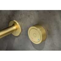 Смеситель скрытого монтажа для раковины BOHEME TECH 158/2-MG автоматический из стены Matt Gold — 4