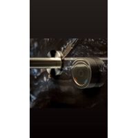 Смеситель скрытого монтажа для раковины BOHEME TECH 158/2-MG автоматический из стены Matt Gold — 6