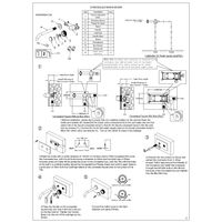 Смеситель скрытого монтажа для раковины BOHEME TECH 158/2-MG автоматический из стены Matt Gold — 8