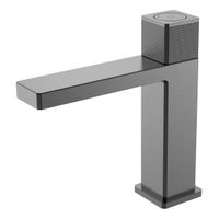 Смеситель для раковины BOHEME Uno 159-GM автоматический Gun Metall — 1