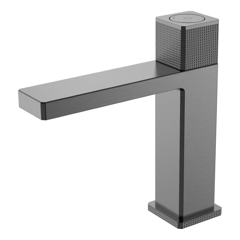 Смеситель для раковины BOHEME Uno 159-GM автоматический Gun Metall