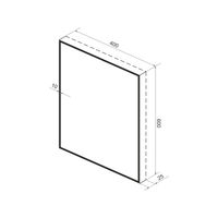 Зеркало Wellsee 7 Rays' Spectrum 172200780 с фоновой LED-подсветкой (40×60 см) — 3