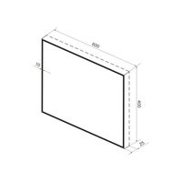 Зеркало Wellsee 7 Rays' Spectrum 172200790 с фоновой LED-подсветкой (60×40 см) — 3