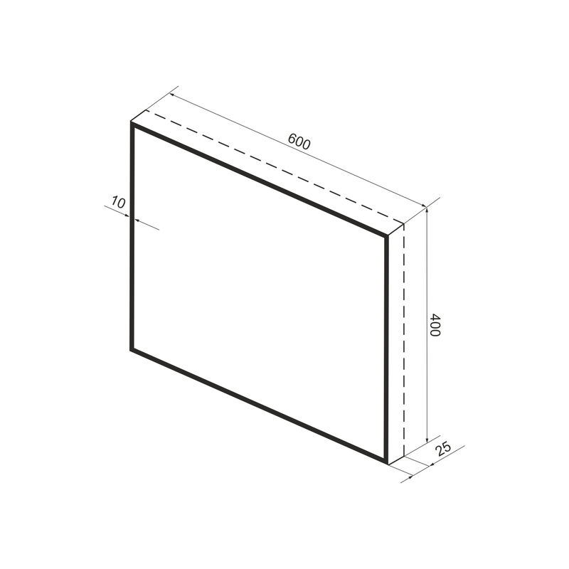 Зеркало Wellsee 7 Rays' Spectrum 172200790 с фоновой LED-подсветкой (60×40 см)