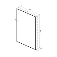 Зеркало Wellsee 7 Rays' Spectrum 172200980 с фоновой LED-подсветкой (70×85 см) — 3