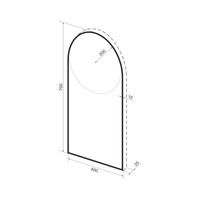 Зеркало Wellsee 7 Rays' Spectrum 172201690 40×70 см с фоновой LED-подсветкой — 3