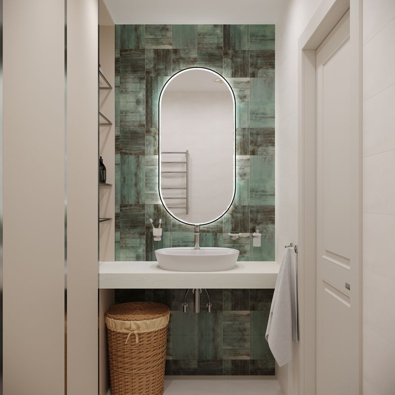 Зеркало Wellsee 7 Rays' Spectrum 172202050 с фронтальной LED-подсветкой (60×120 см)