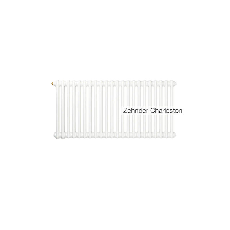 Радиатор труб. Zehnder Charleston 2050, 12 сек.1/2 ниж.подк. RAL9016 (кроншт.в компл)