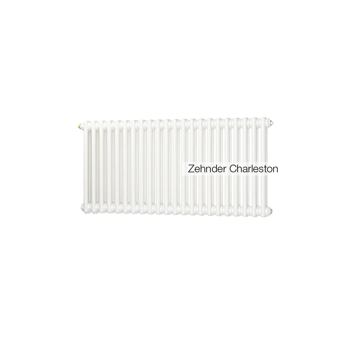 Радиатор труб. Zehnder Charleston 2050, 22 сек.1/2 ниж.подк. RAL9016 (кроншт.в компл)