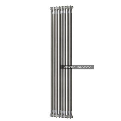 Радиатор стальной Zehnder Charleston 2180 - 08 секц. 1/2 бок.подк. 0325 TL (кроншт.в компл)