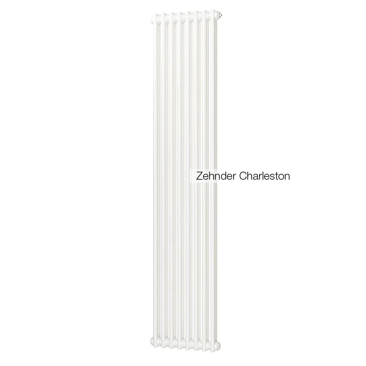 Радиатор труб. Zehnder Charleston 2180, 10 сек.1/2 бок.подк. RAL9016 (кроншт.в компл)