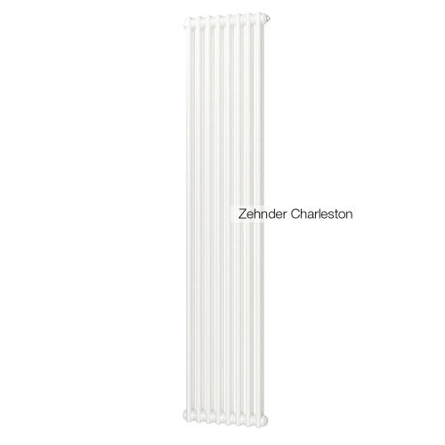 Радиатор стальной Zehnder Charleston 2200 - 04 секц. 1/2 бок.подк. RAL9016 (кроншт.в компл)