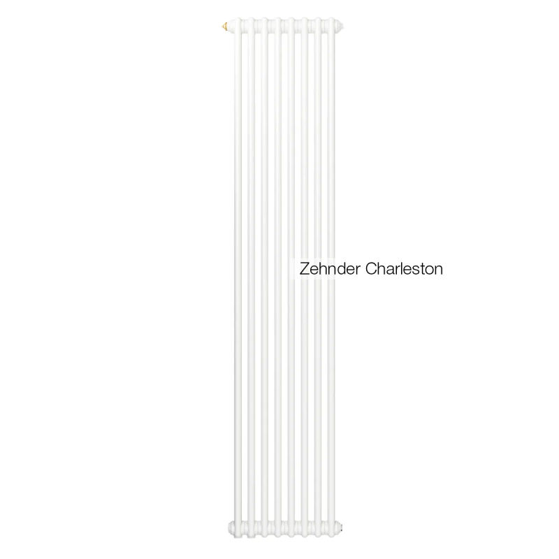 Радиатор стальной Zehnder Charleston 2200 - 08 секц. 1/2 ниж.подк. RAL9016 (кроншт.в компл)