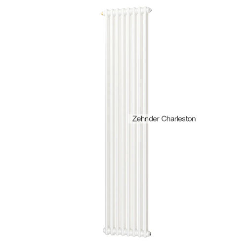 Радиатор стальной Zehnder Charleston 2200 - 08 секц. 1/2 ниж.подк. RAL9016 (кроншт.в компл)