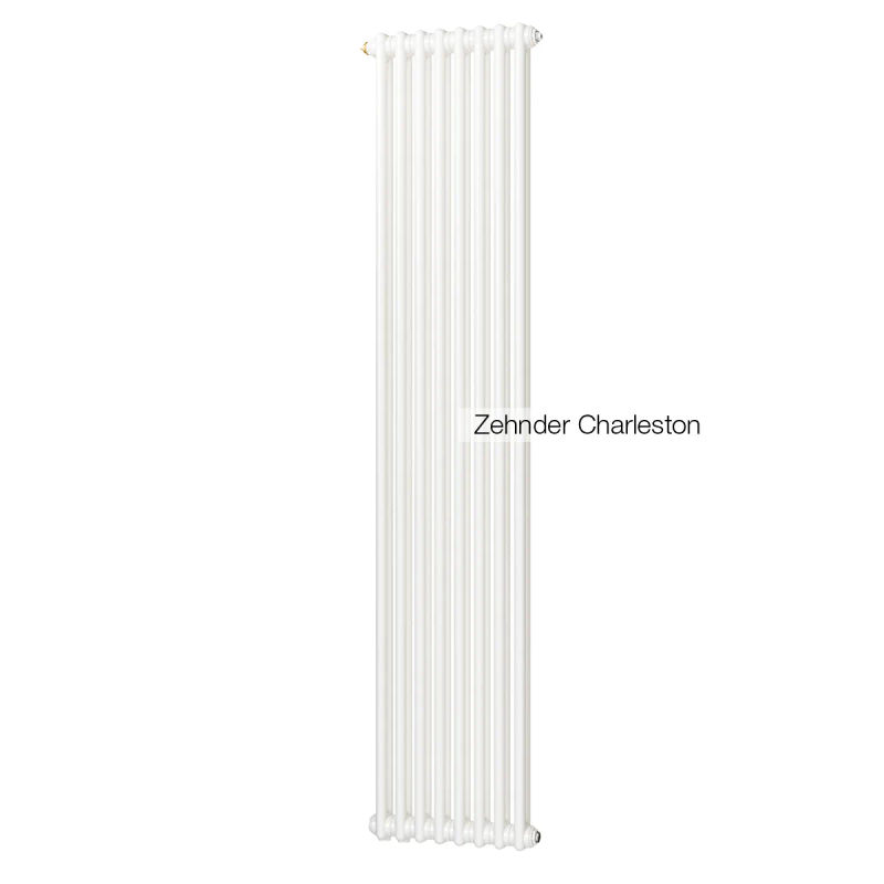 Радиатор стальной Zehnder Charleston 2200 - 08 секц. 1/2 ниж.подк. RAL9016 (кроншт.в компл)