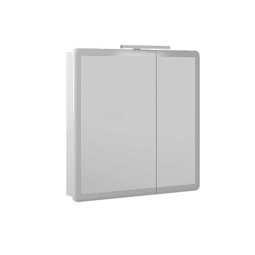 Шкаф с зеркалом для ванной BRIZ Эстель 80 221 02-28080-00 00 БЕЛ