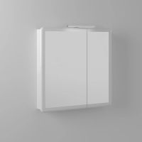 Шкаф с зеркалом для ванной BRIZ Эстель 80 221 02-28080-00 00 БЕЛ — 2