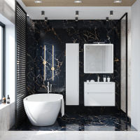 Шкаф с зеркалом для ванной BRIZ Эстель 80 221 02-28080-00 00 БЕЛ — 4