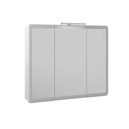 Шкаф с зеркалом для ванной BRIZ Эстель 100 221 02-28100-00 00 БЕЛ