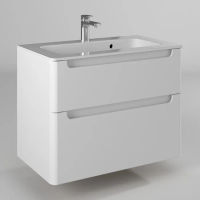 Тумба с раковиной BRIZ Эстель 80 подвесная + Прато / 221 03-18080-16 00 БЕЛ — 1